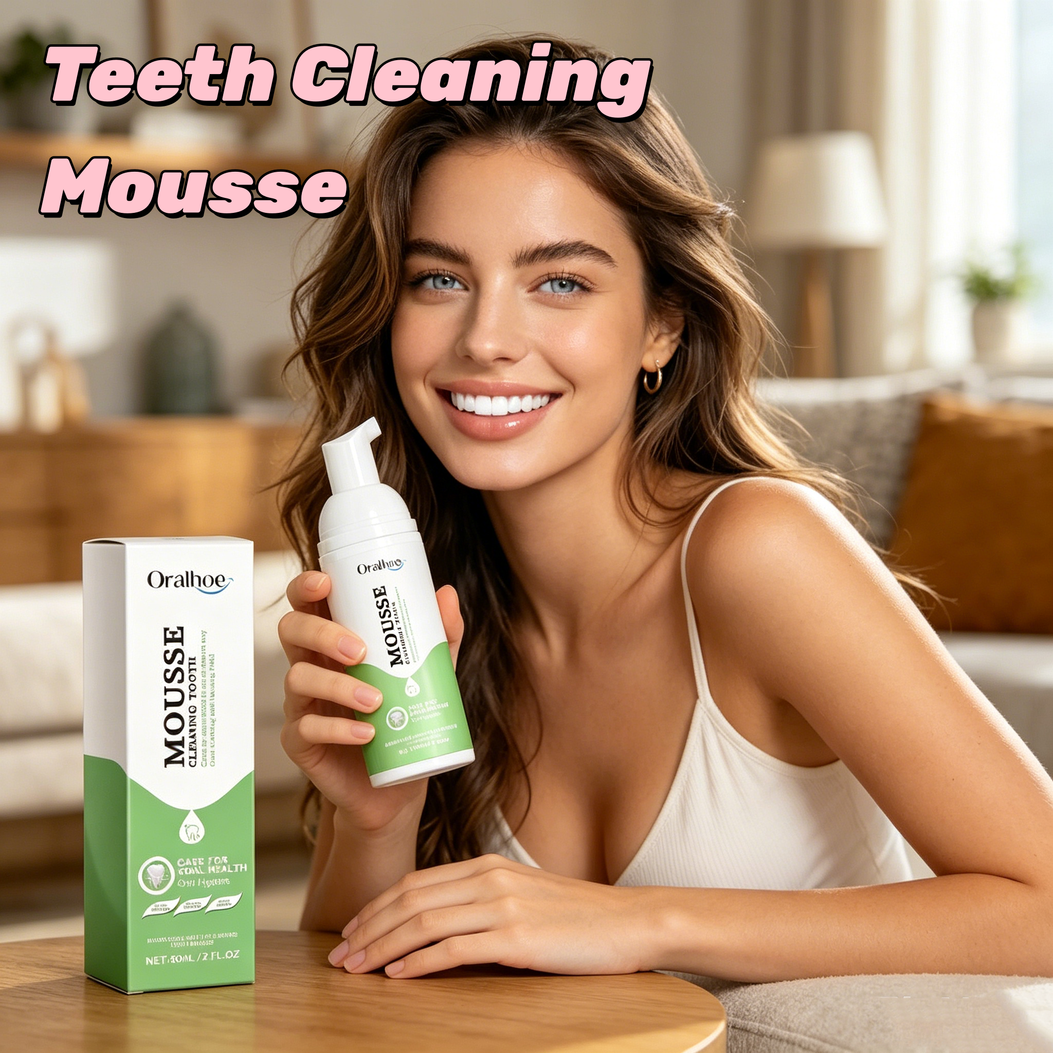 Teeth Whitening Mousse - Portable Travel Size Whitening Foam Mousse