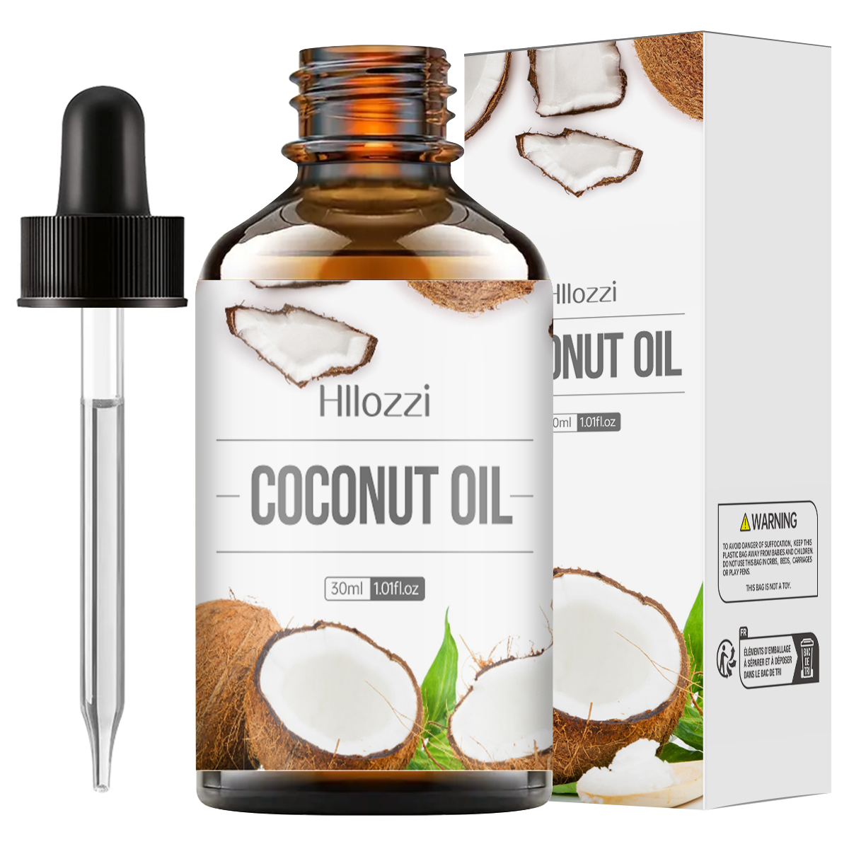 Coconut Oil Pull - Coconut essential oil suitable for massage