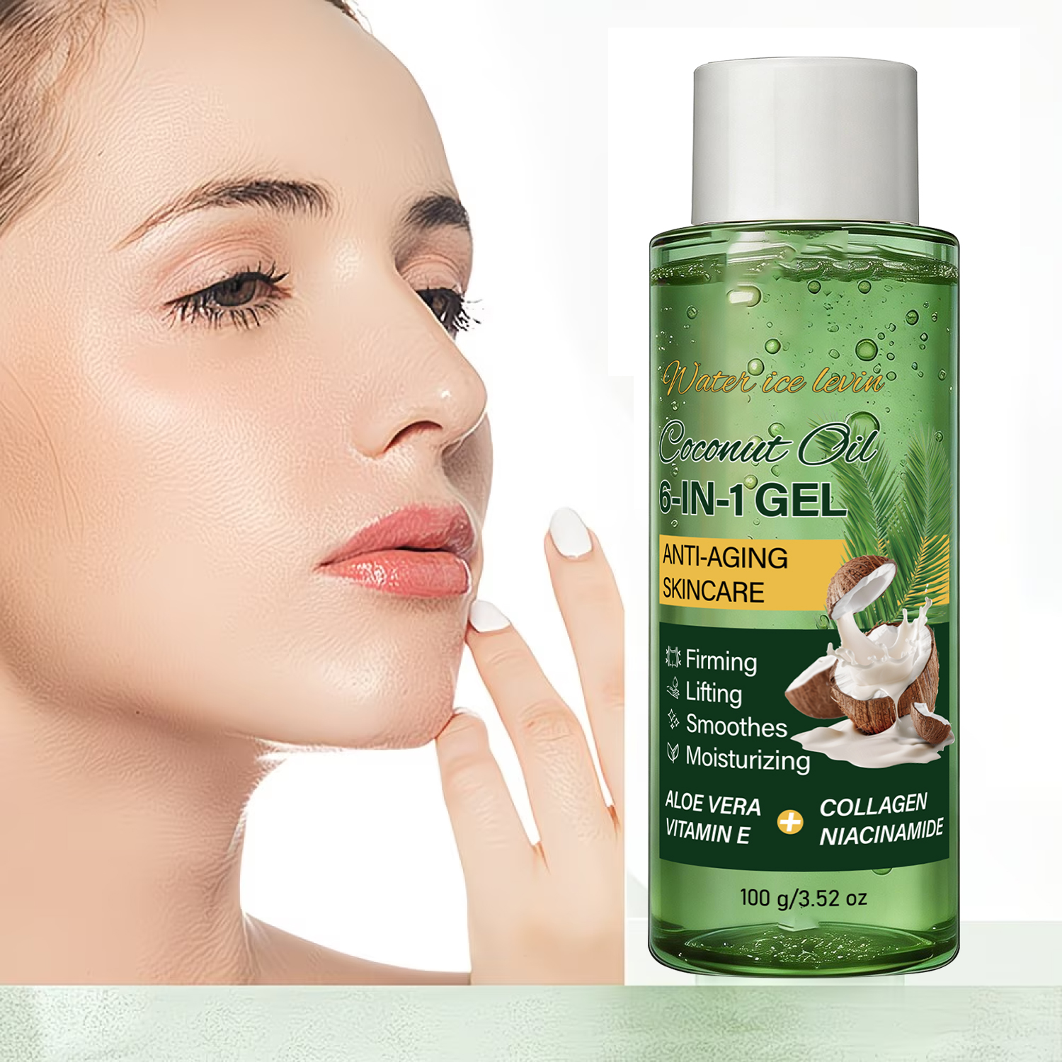 Coconut Oil Pull - Coconut Oil 6-in-1 Gel with Collagen