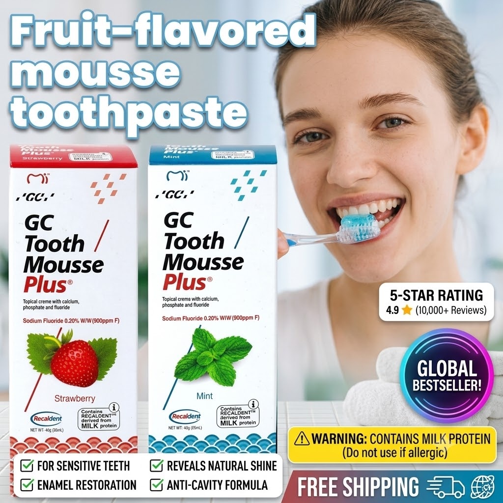 50g GC Fruit Flavor Mousse Too – обзор и цена Teeth Whitening Mousse