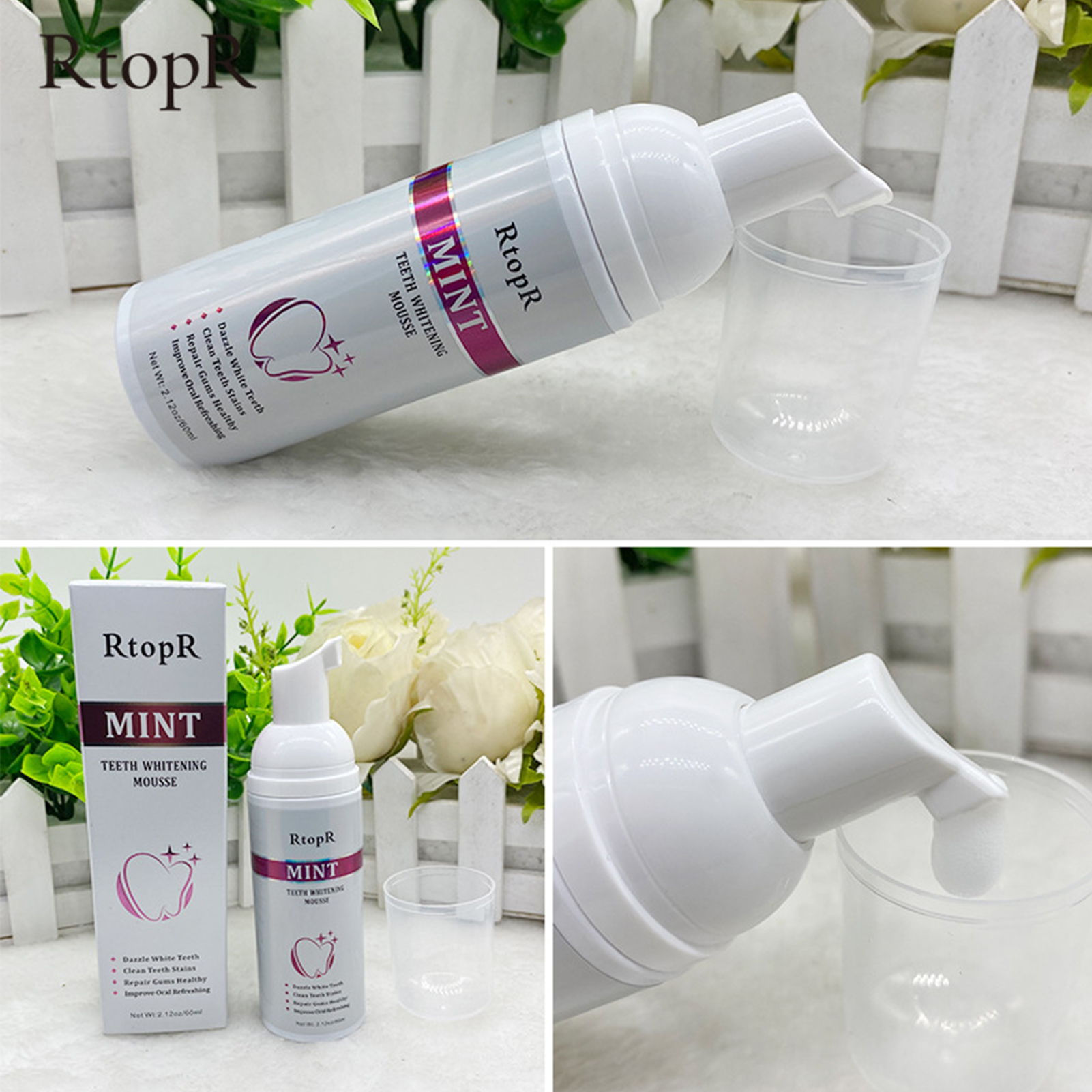 Teeth Whitening Mousse Mint Fo – обзор и цена Teeth Whitening Mousse