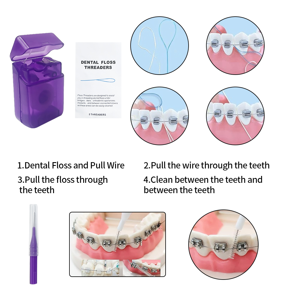 8Pcs/set Orthodontic Dental Ca – обзор и цена Teeth Whitening Brush