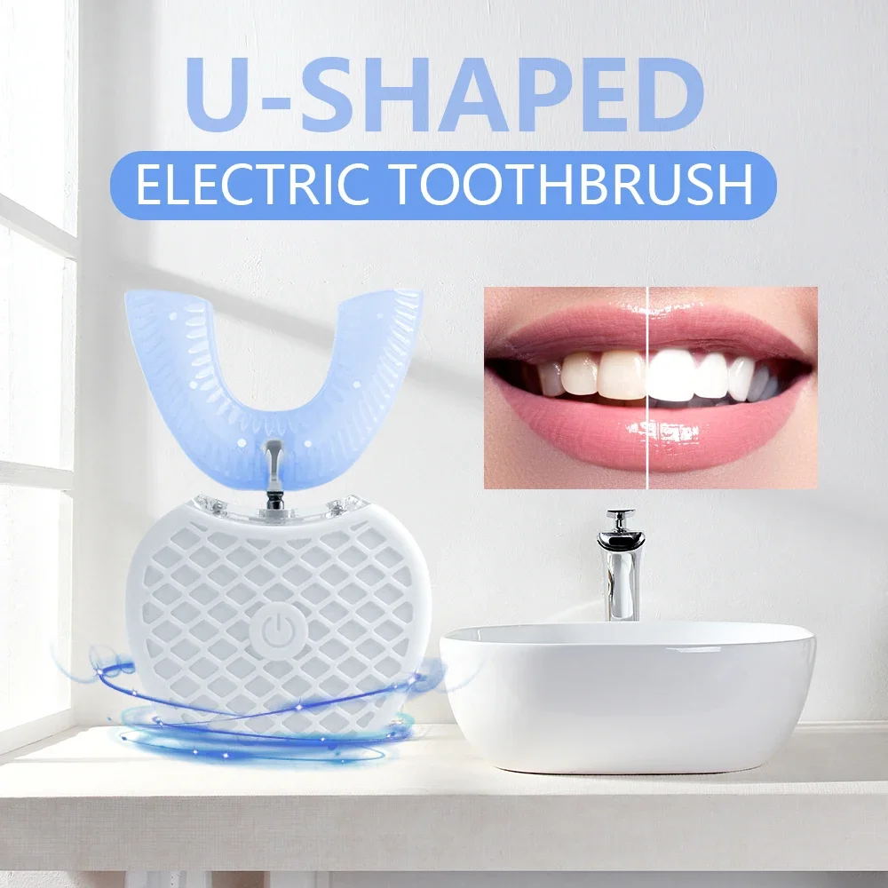 Ultrasonic Electric Toothbrush – обзор и цена Teeth Whitening Blue Light