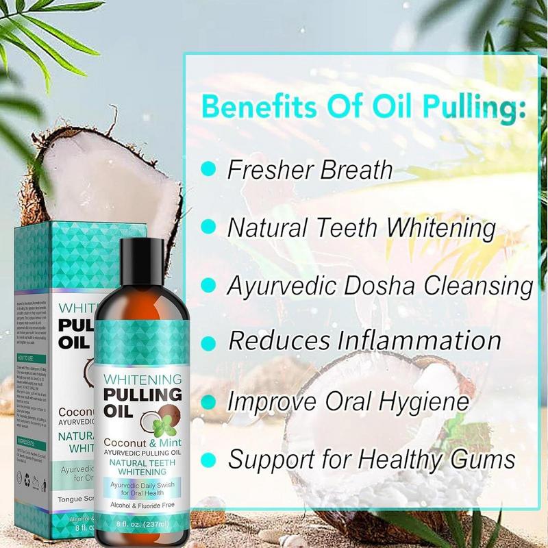 237mL Oral Rinse Mouthwash Alc – обзор и цена Coconut Oil Pull