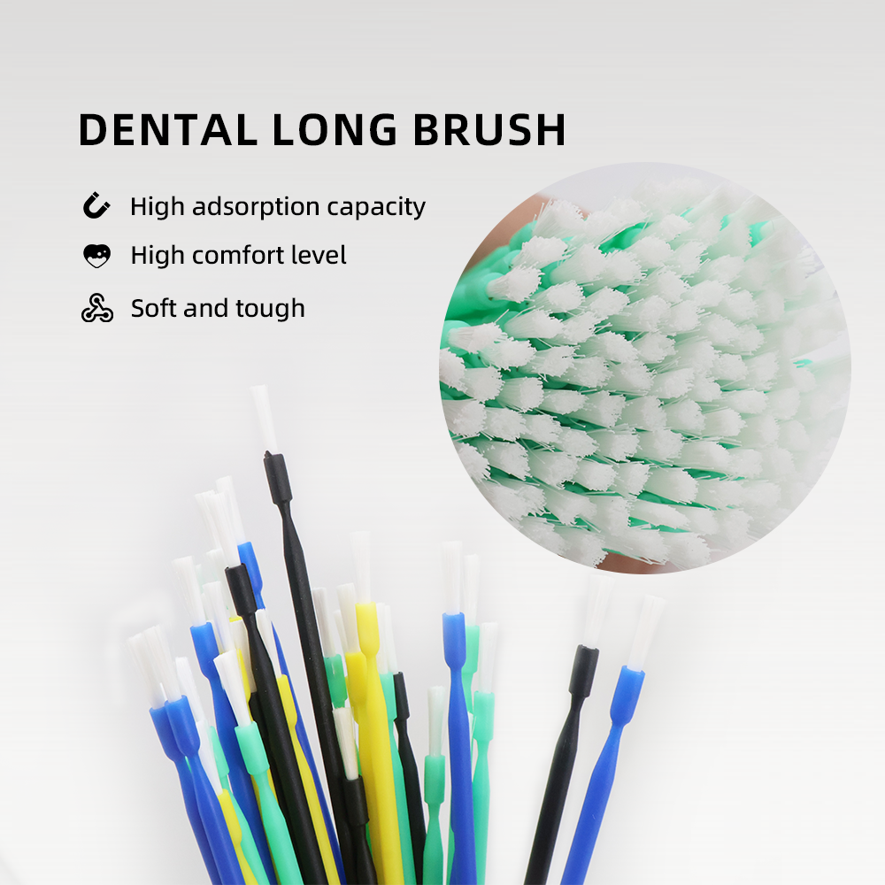 TJDent 100pcs/bag Dental Dispo – обзор и цена Teeth Whitening Brush