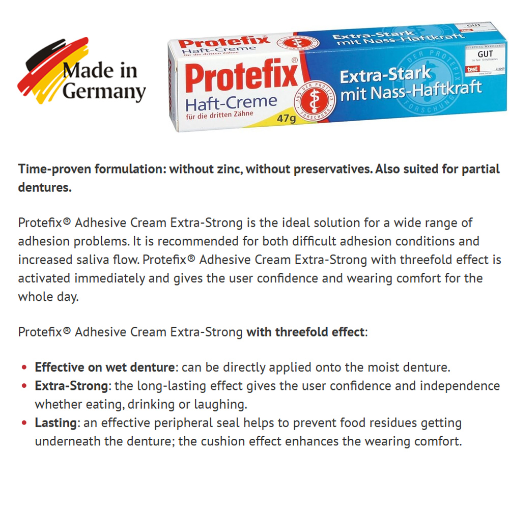 Protefix Adhesive Cream For De – обзор и цена Teeth Whitening Opalescence