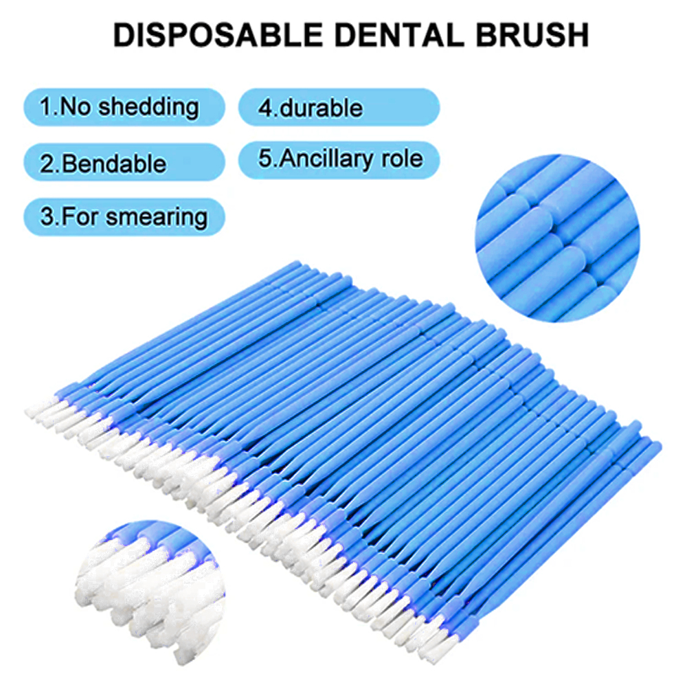 100Pcs Dental Disposable Micro – обзор и цена Teeth Whitening Brush