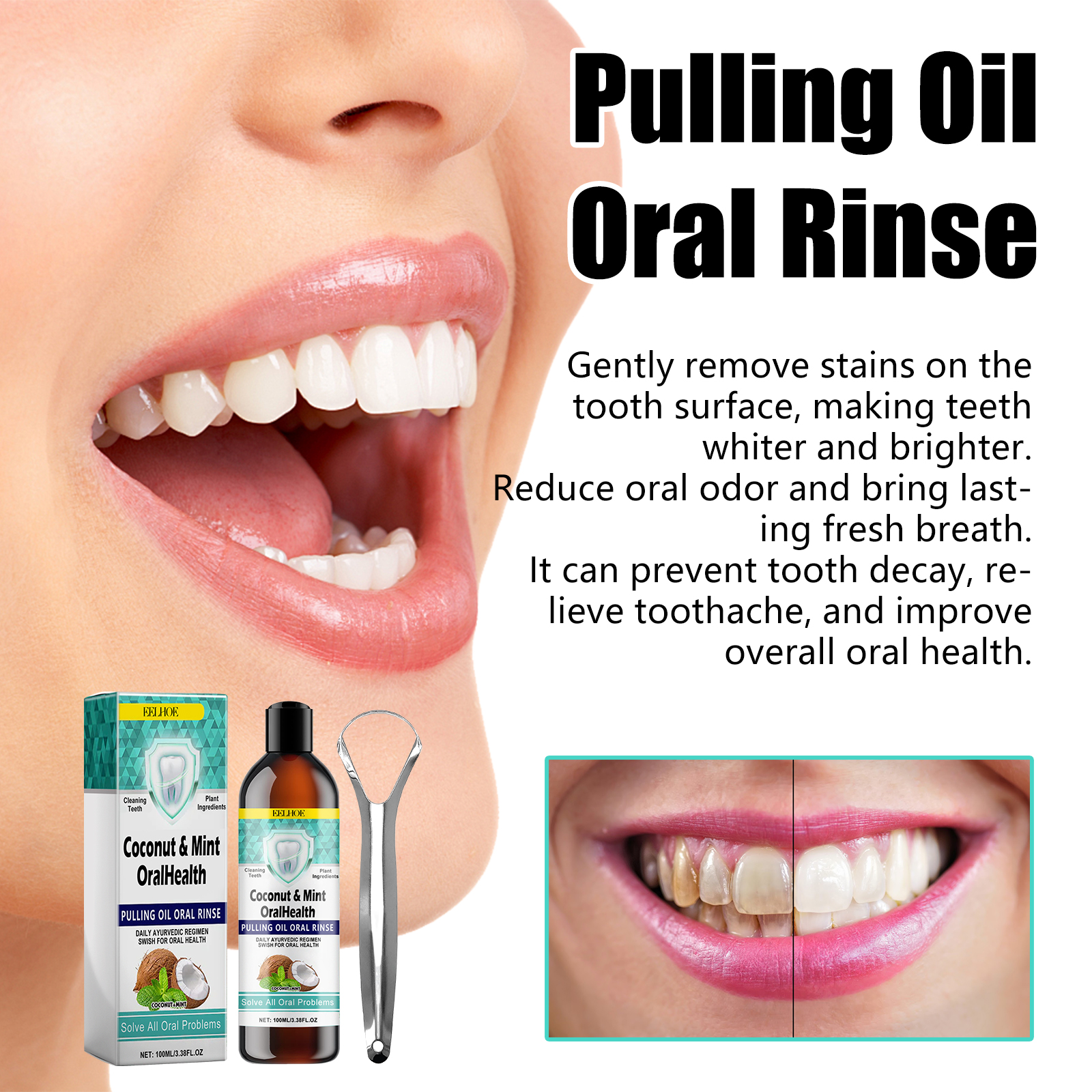 Gingival Repair Drops Coconut  – обзор и цена Coconut Oil Pull