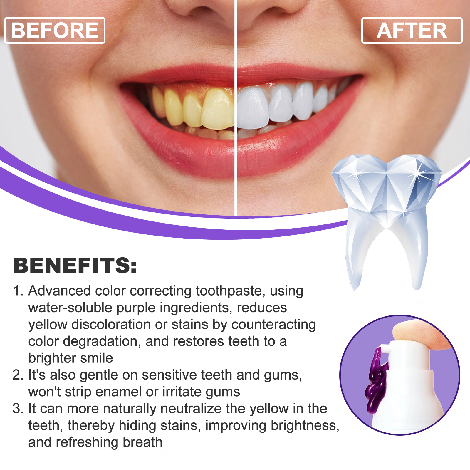 EELHOE Smiles Bright White Ref – обзор и цена Teeth Whitening Mousse