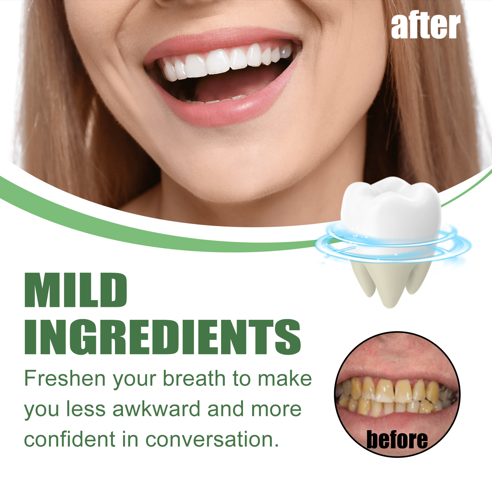 Portable Travel Size Whitening – обзор и цена Teeth Whitening Mousse