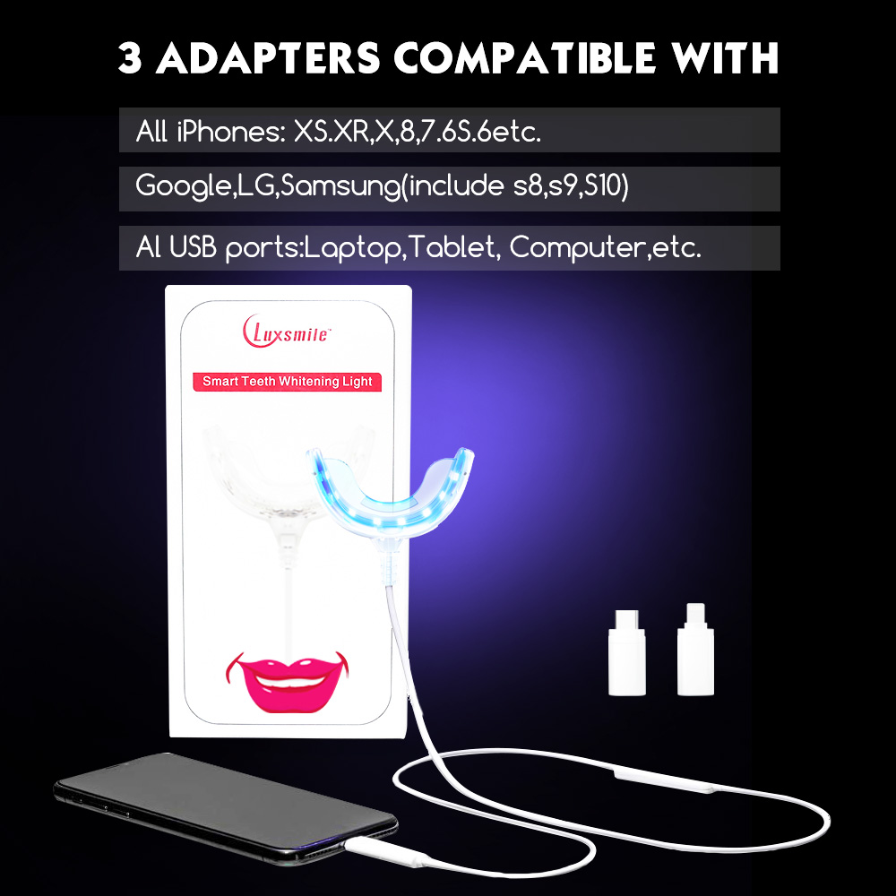 Luxsmile Smart LED Teeth White – обзор и цена Teeth Whitening Blue Light
