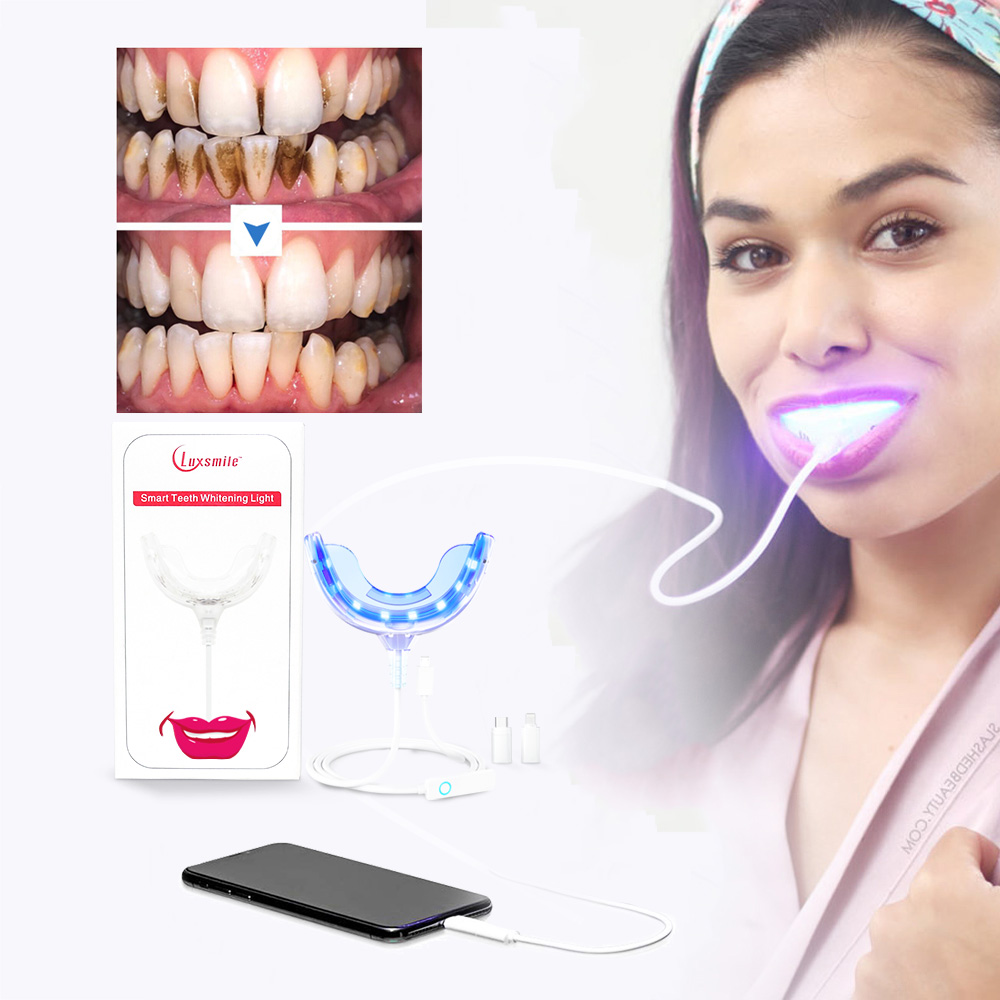 Luxsmile Smart LED Teeth White – обзор и цена Teeth Whitening Blue Light