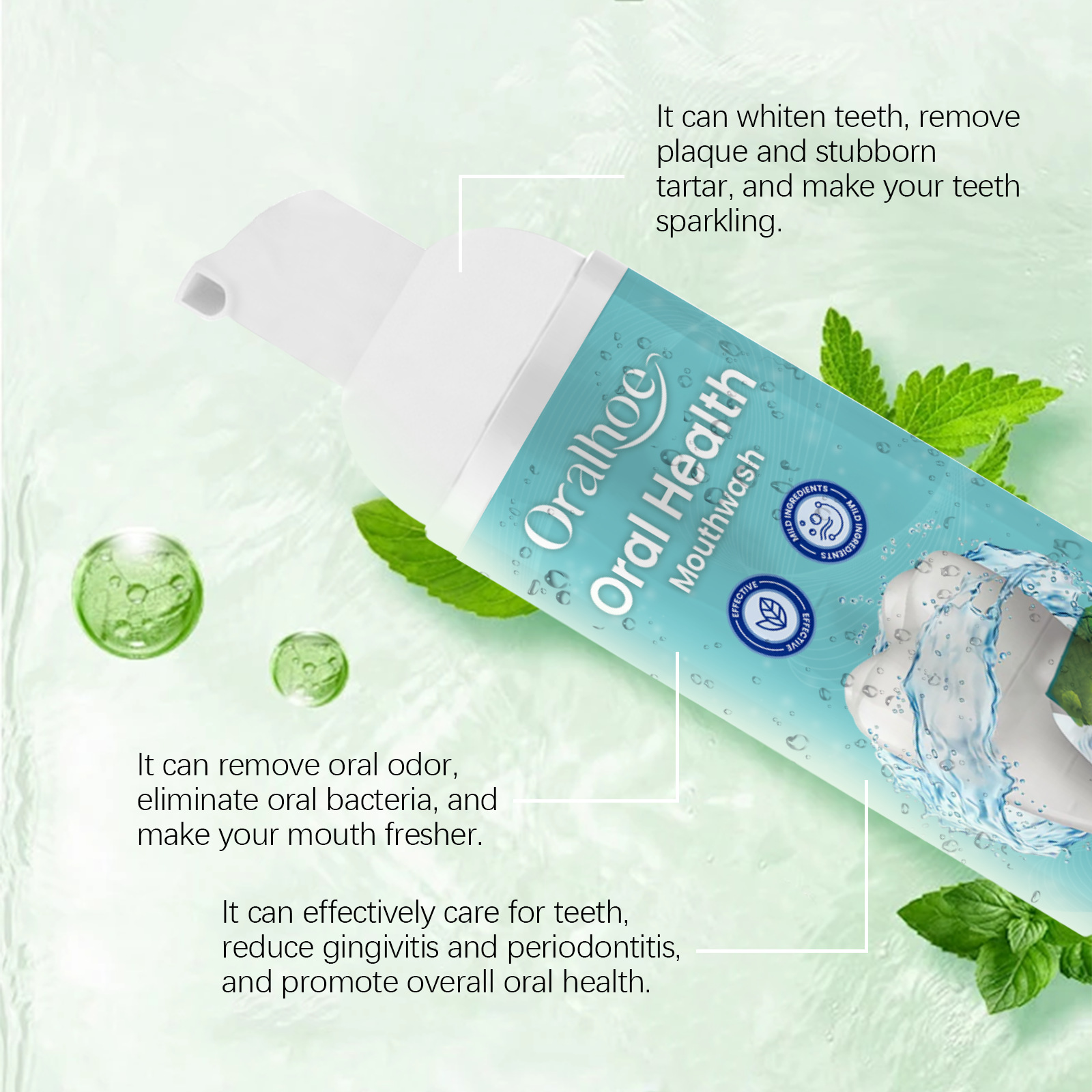 Teeth Whitening Mousse Foam Ge – обзор и цена Teeth Whitening Mousse