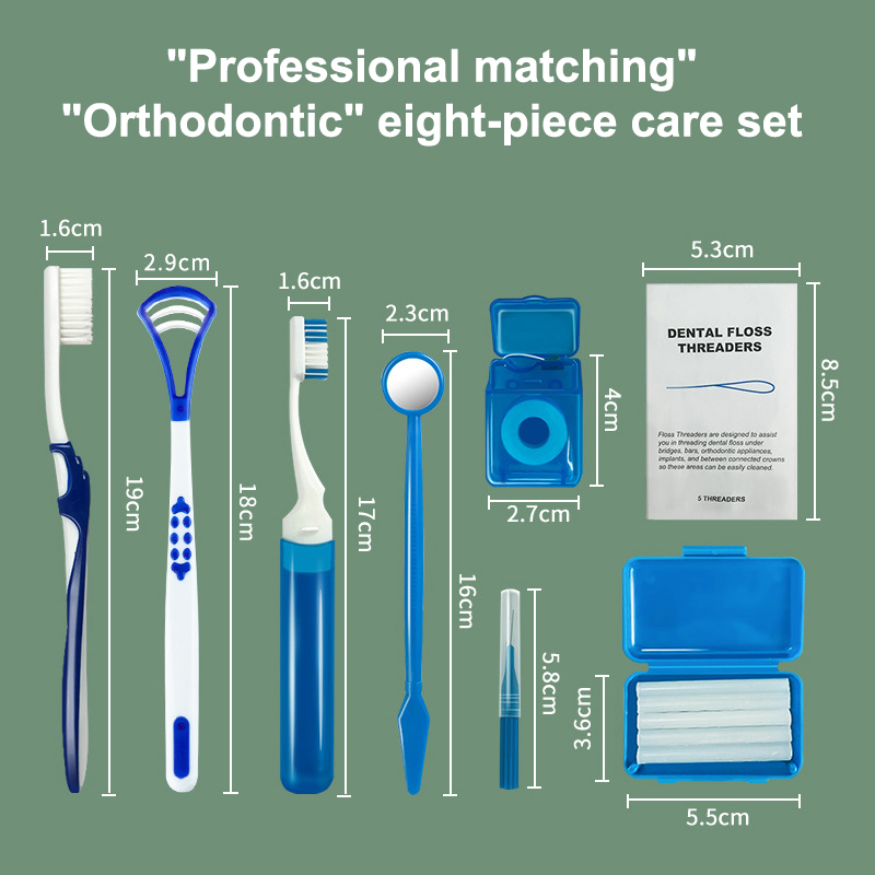 8pcs/set Dental Care Brush Kit – обзор и цена Teeth Whitening Brush