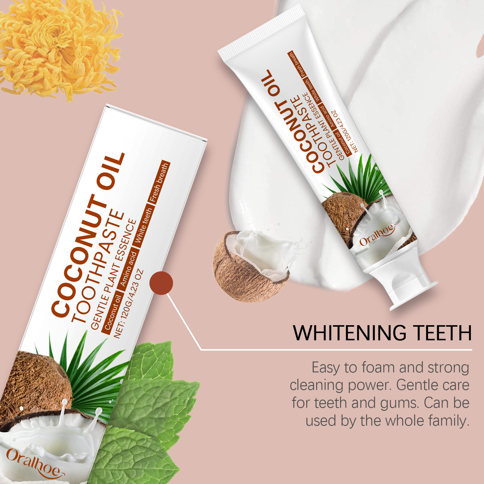 Coconut Oil Toothpaste Teeth W – обзор и цена Coconut Oil Pull