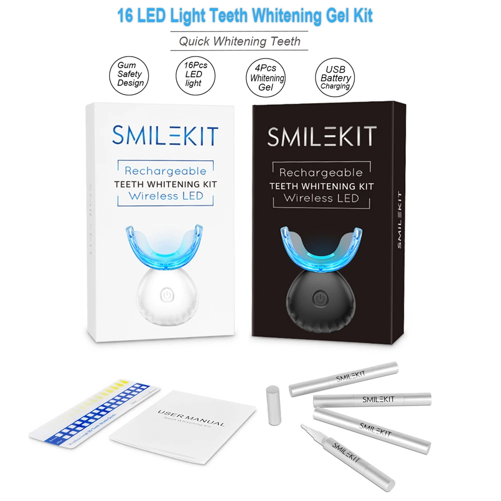 Dental Teeth Whitening Kit Min – обзор и цена Teeth Whitening Blue Light