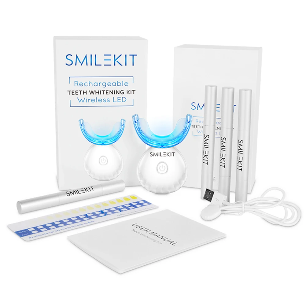 Dental Teeth Whitening Kit Min – обзор и цена Teeth Whitening Blue Light