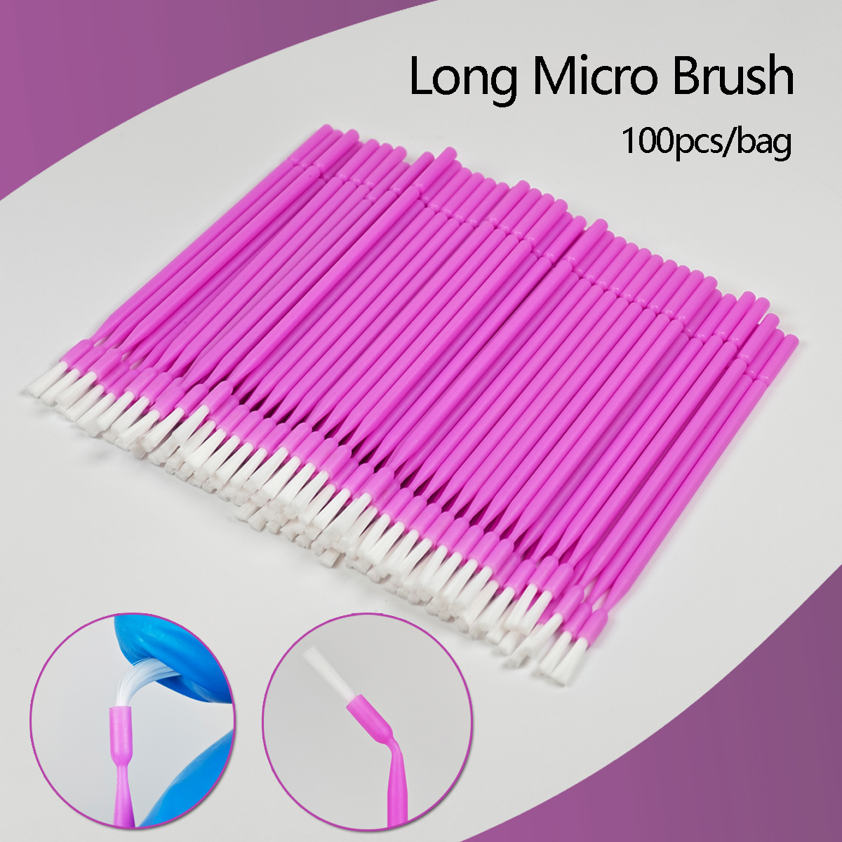 100Pcs Dental Disposable Micro – обзор и цена Teeth Whitening Brush