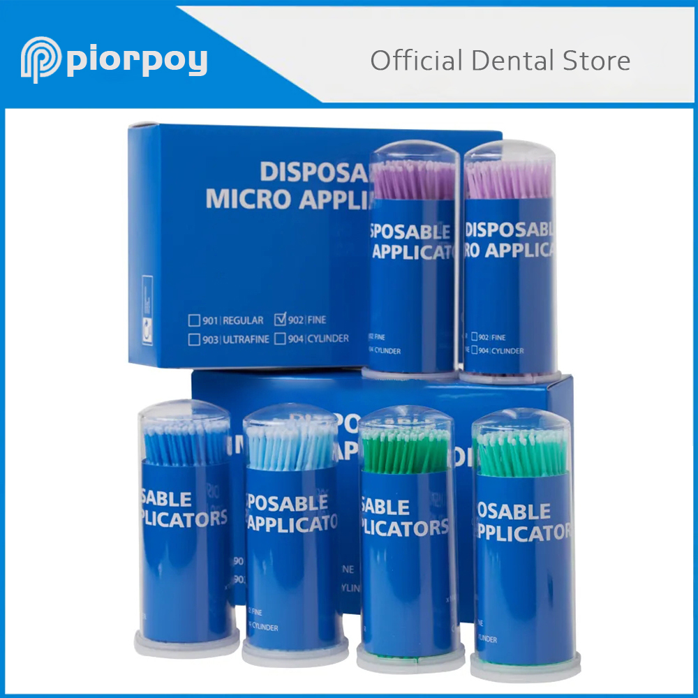 PIORPOY 100Pcs Dental Micro Br – обзор и цена Teeth Whitening Brush
