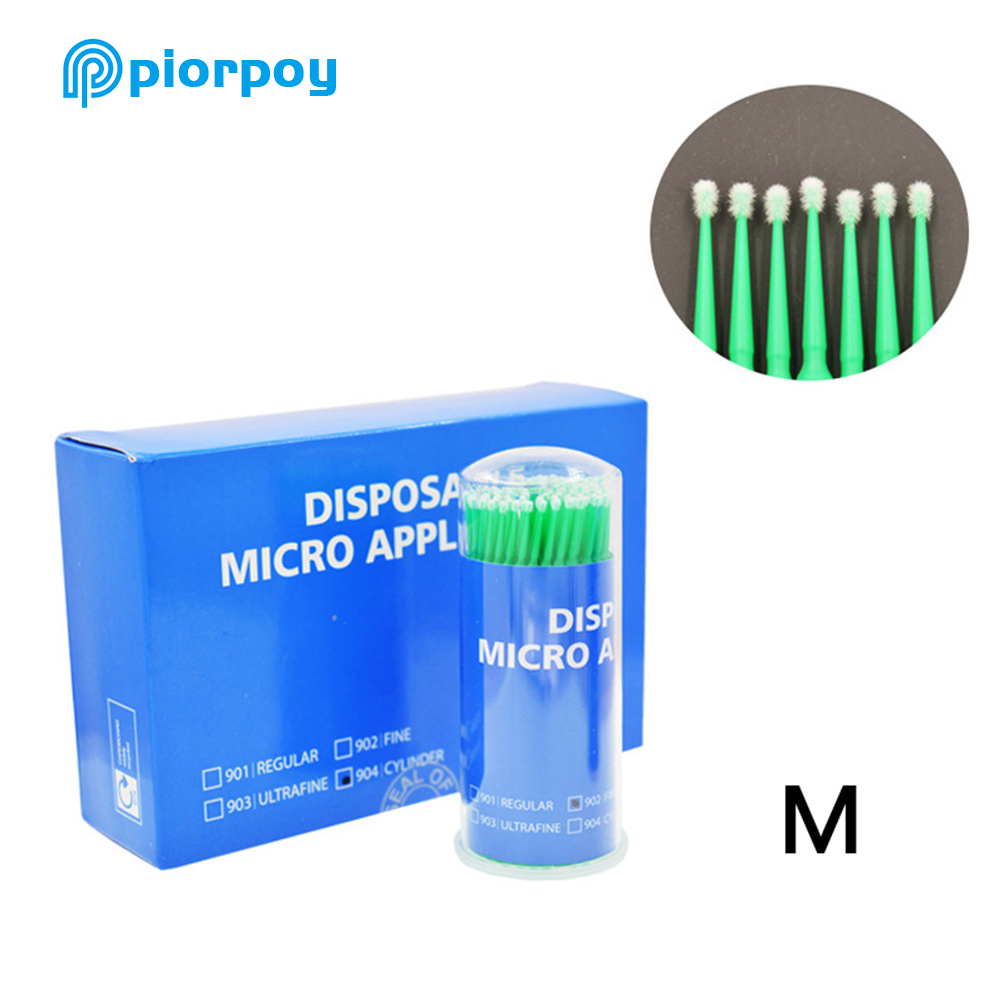 PIORPOY 100Pcs Dental Micro Br – обзор и цена Teeth Whitening Brush