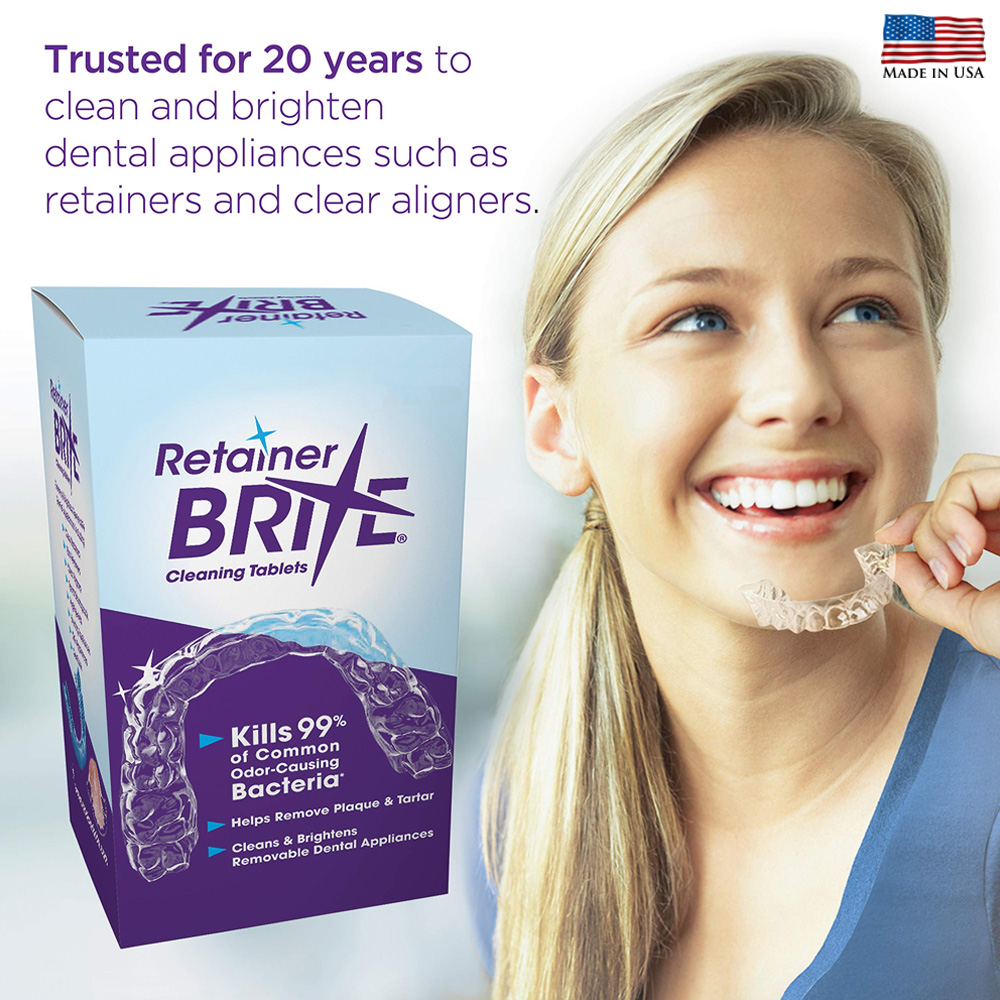 Retainer Brite Cleaning Tablet – обзор и цена Teeth Whitening Opalescence