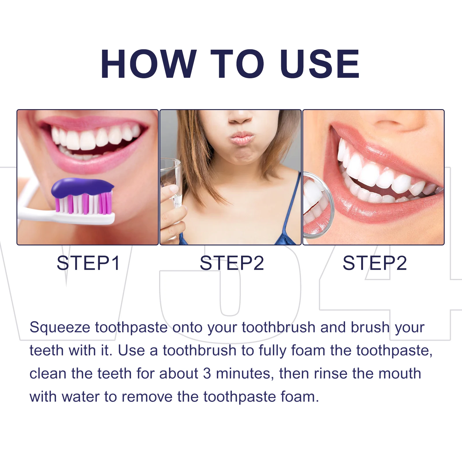 50ml  Mousse Toothpaste Teeth  – обзор и цена Teeth Whitening Mousse