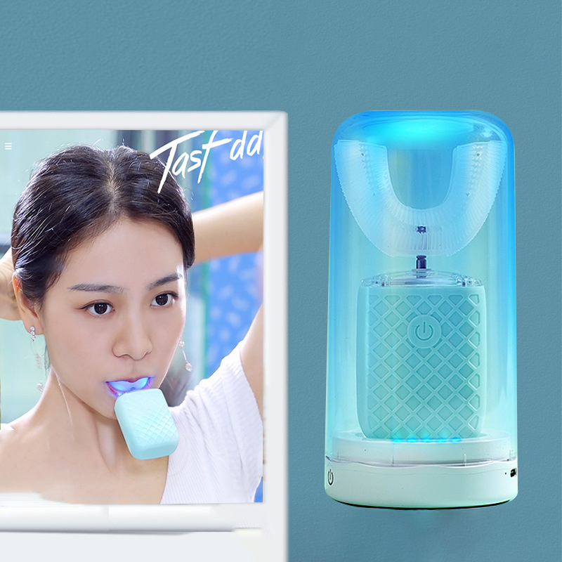360 Degrees U Shape Electric T – обзор и цена Teeth Whitening Blue Light