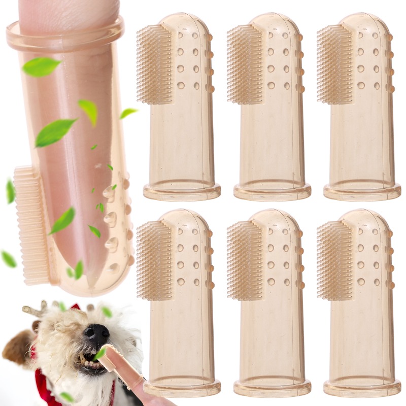 Silicone Soft Pet Finger Cuff  – обзор и цена Teeth Whitening Brush