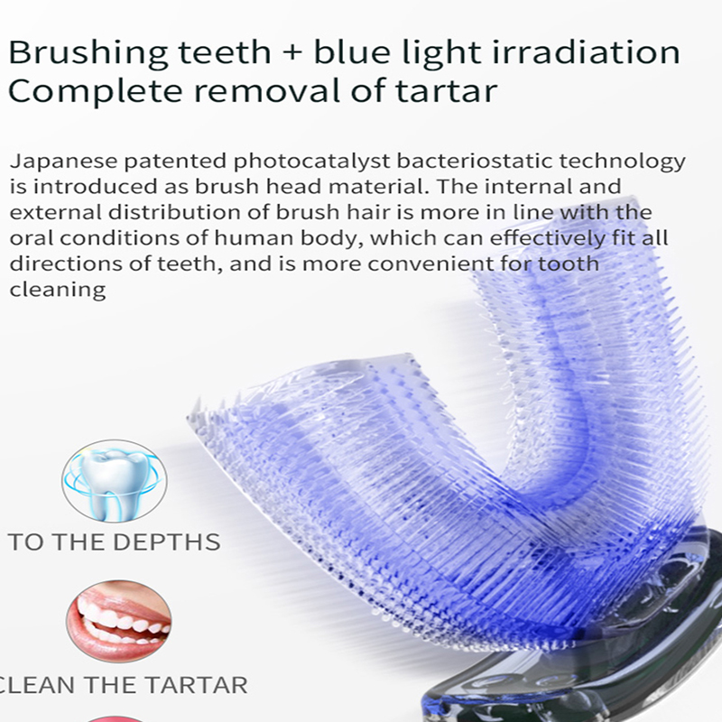 U-shaped automatic ultrasonic  – обзор и цена Teeth Whitening Blue Light