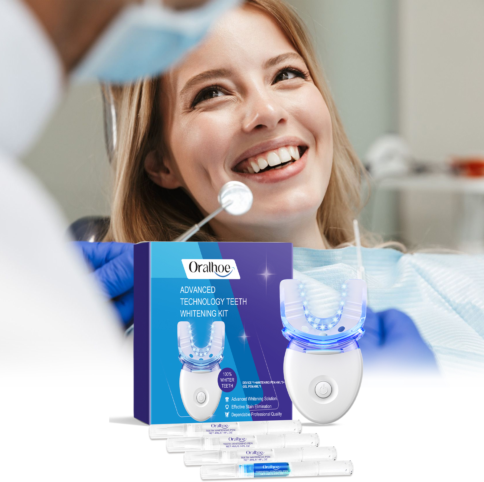 Professional Teeth Whitening L – обзор и цена Teeth Whitening Blue Light