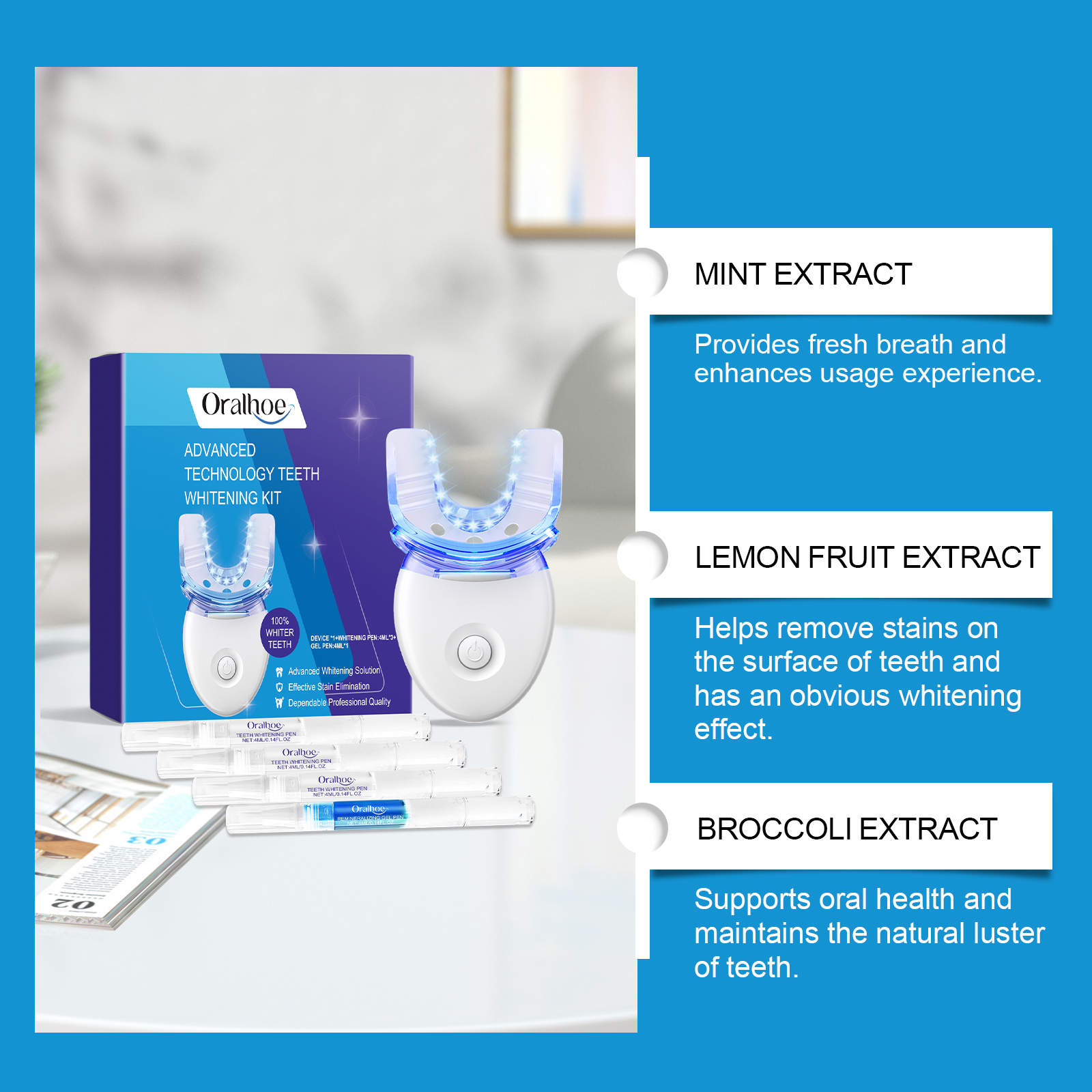 Professional Teeth Whitening L – обзор и цена Teeth Whitening Blue Light