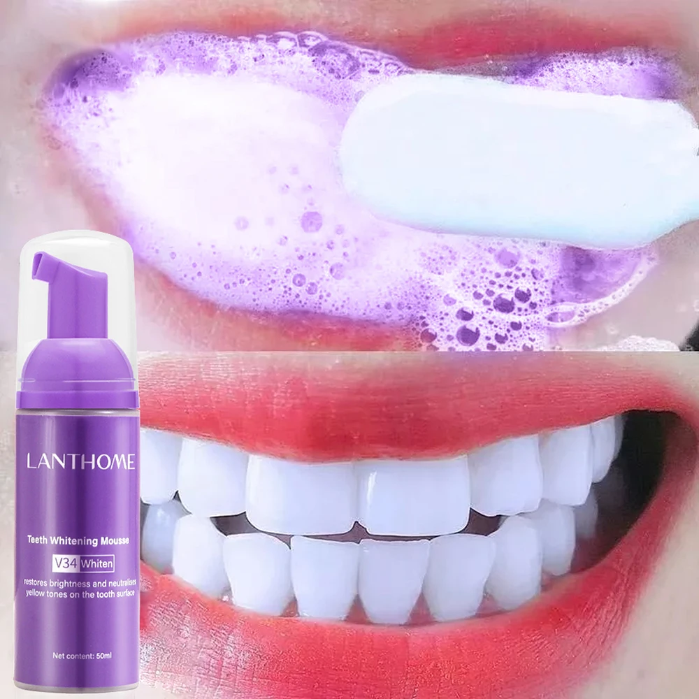 Mousse V34 Toothpaste Teeth Cl – обзор и цена Teeth Whitening Mousse