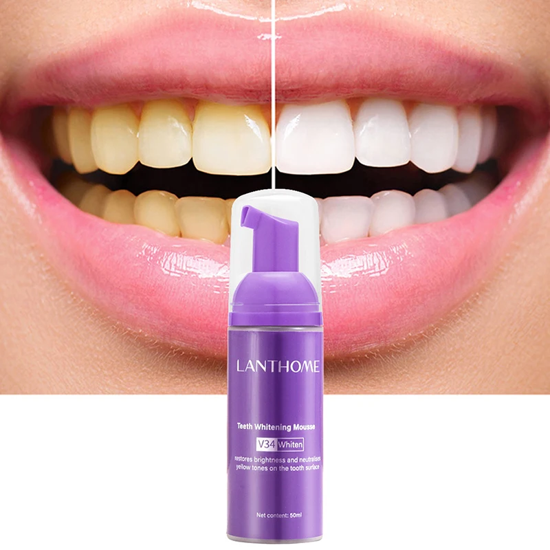Mousse V34 Toothpaste Teeth Cl – обзор и цена Teeth Whitening Mousse